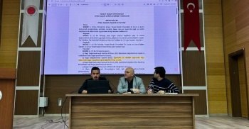 Üniversitemiz Ders Başarı Değerlendirme Yönergesi Toplantısı Gerçekleştirildi