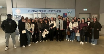 Sağlık Yönetimi Bölümü Öğrencilerinden Yozgat Şehir Hastanesi’ne Teknik Gezi