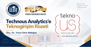 İşletme Bölümü Öğretim Üyemiz Doç. Dr. Yunus Emre Akdoğan’ın Girişimi Teknogirişim Rozeti Almaya Hak Kazandı