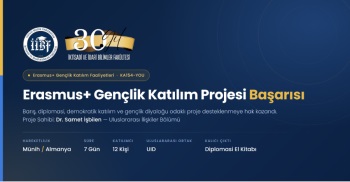 Fakültemizden Erasmus+ Gençlik Katılım Projesi Başarısı