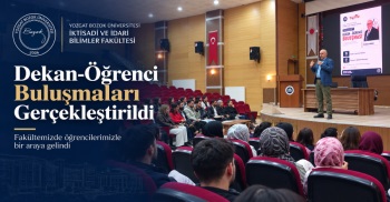 Fakültemizde Dekan-Öğrenci Buluşmaları Gerçekleştirildi
