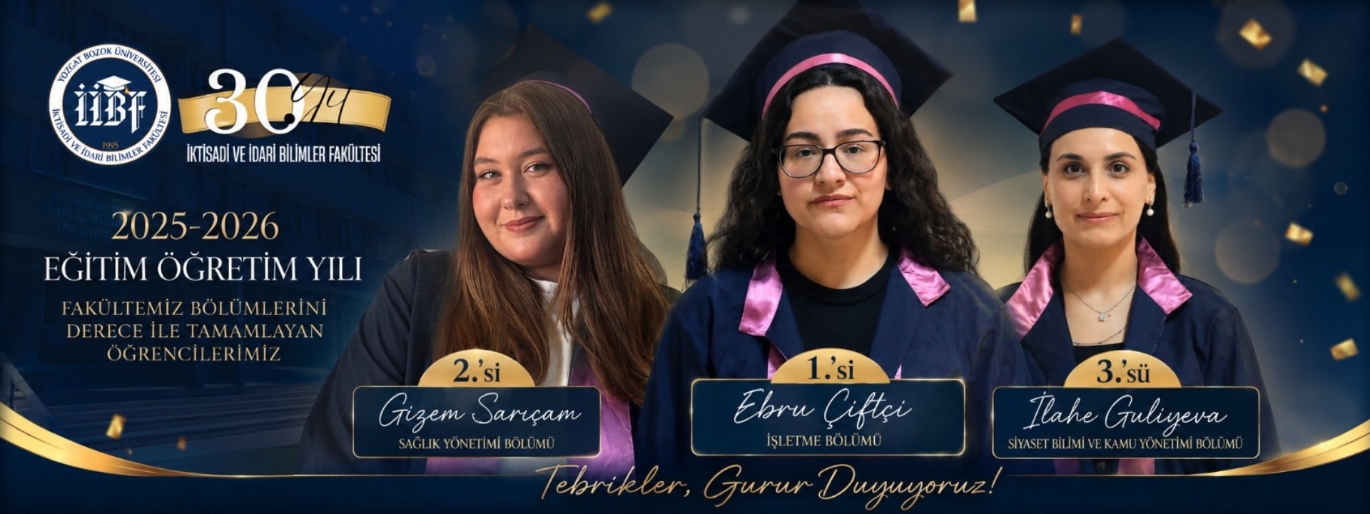 2025-2026 Eğitim Öğretim Yılı Dereceli Öğrencilerimiz