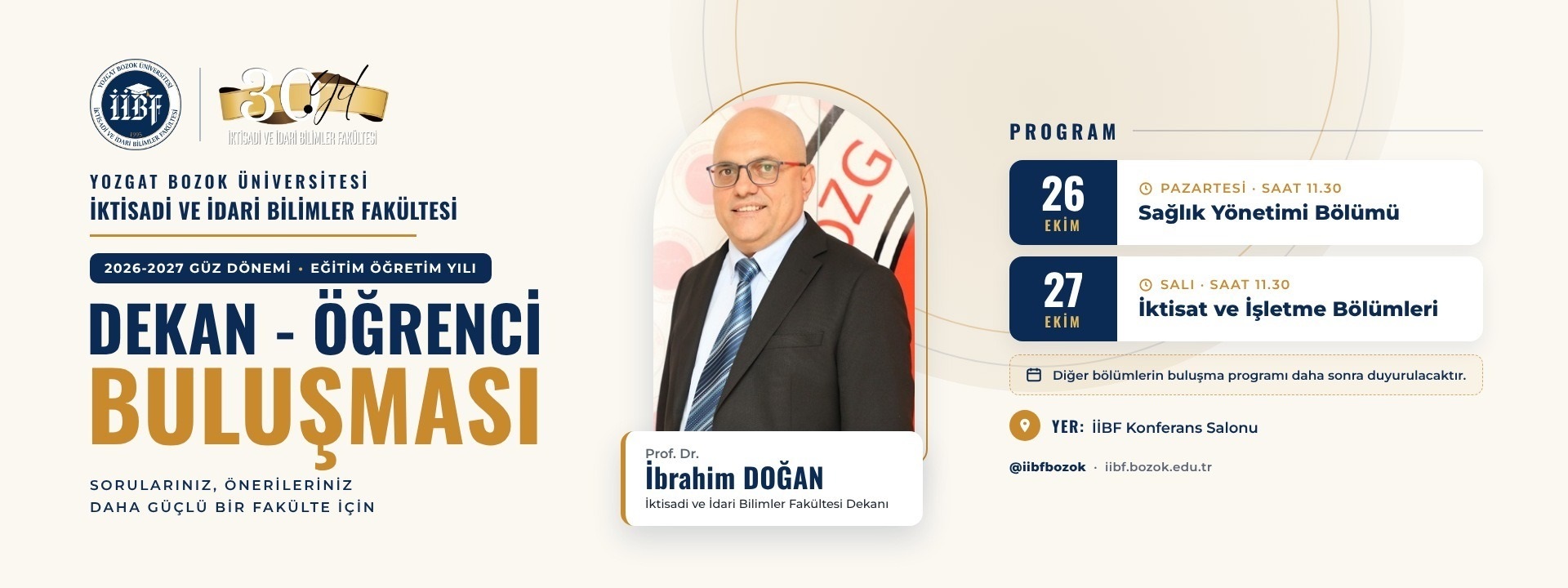 Dekan & Öğrenci Buluşması Etkinliği